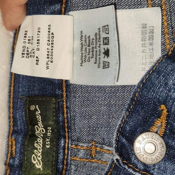 EDDIE BAUER EST.1920 WOMENS JEANS SIZE 4 PETITE No. 0223 - Picture 7 of 11